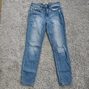 Gap 1969 Womens Jeans Midium Wash Size 28R Curvy True Skinny